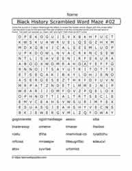 BHM Word Maze and Google Apps™ 16