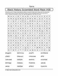 BHM Word Maze and Google Apps™ 22