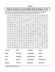 BHM Word Maze and Google Apps™ 24