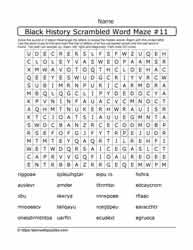 BHM Word Maze and Google Apps™ 25