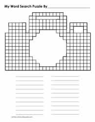 Word Search Template Camera 01