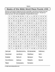 Books of the Bible-Word Maze-04