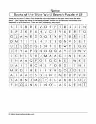 Word Search Puzzle-Bible