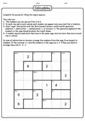 Calcudoku Puzzle-10