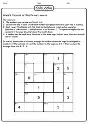 Calcudoku Puzzle-12