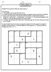 Calcudoku Puzzle-15