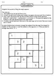 Calcudoku Puzzle Challenge