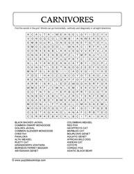 Word Search Puzzle-MeatEater
