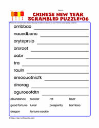 Scrambled Letters Puzzle #06