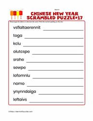 Scrambled Letters Puzzle #17
