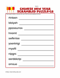 Scrambled Letters Puzzle #18