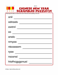 Scrambled Letters Puzzle #19