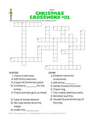 Christmas Crossword Google Quiz™ #04