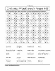 Christmas Word Search #05