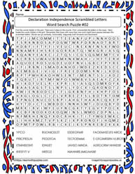 Declaration Scrambled Word Search#02