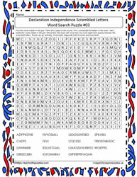 Declaration Scrambled Word Search#03