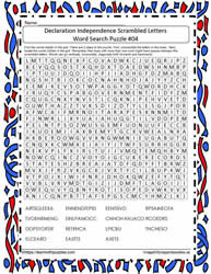 Declaration Scrambled Word Search#04