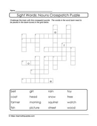 Sight Words Crosspatch #02