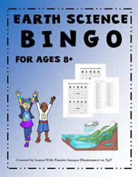 Earth Science Bingo Game-01