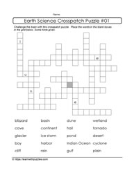 Science Crosspatch Puzzle