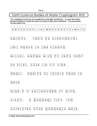 Earth Science Cryptogram-03