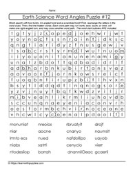 Wordsearch with a Twist