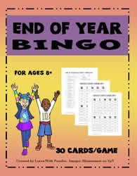 Bingo Game - End of Year