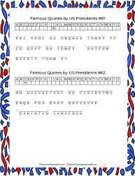 Quotes US Presidents Cryptograms-Letters-1-hint