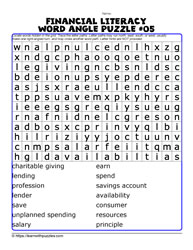 Financial Literacy WordAngle#05