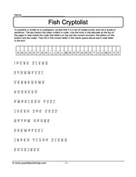 Solve the Fish Cryptolist