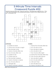 5-Minute Intervals Crossword-02