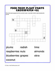 Food From Plant Parts Crosspatch#01