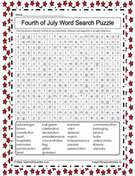 July 4th Word Search #02