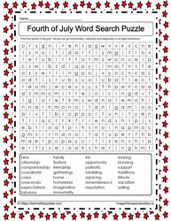 July 4th Word Search #07