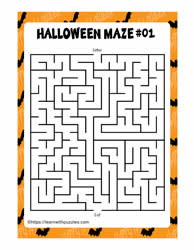 Halloween Mazes Set-04