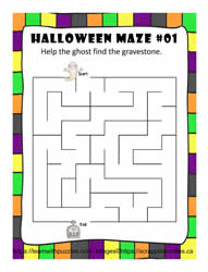 Halloween Mazes Set-01