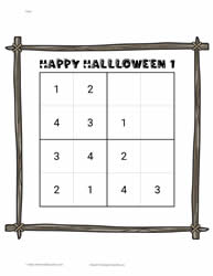 Halloween Sudoku Easy-01