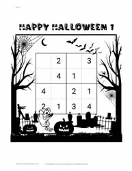 Halloween Sudoku Easy-02