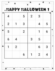 Halloween Sudoku Easy-04