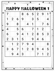 Halloween Sudoku Easy-05