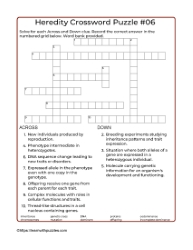 Heredity Crossword 06
