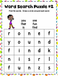 Find the Sight Words 2