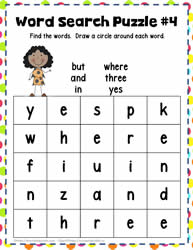 Find the Sight Words 4