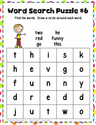 Find the Sight Words 6