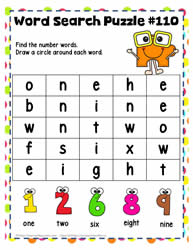 Find the Number Words 3