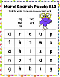 Find the Sight Words 13