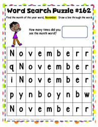 Find the Word November