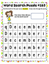 Find the Word December