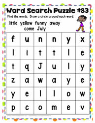 Find the Sight Words 21
