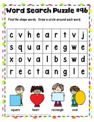 Find the Shape Words 2